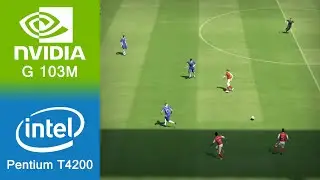 Геймплей Pro Evolution Soccer 2017: GeForce G 103M (512 МБ видеопамяти + 4 ГБ ОЗУ)