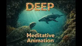 Deep silence chillout meditative animation