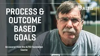 Dan Pfaff - Process and Outcome based goal-setting.