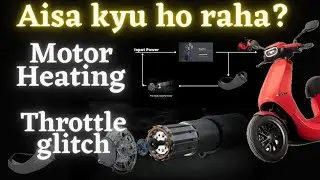 Why is the Ola electric scooter S1 Pro🛵 facing the issue of heating and throttle response drop 🔥?