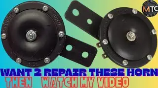 Bike Horn Repair | Motorcycle Horn Repairing | DIY Horn Repairing | Bike Horn Repair At Home | HORN