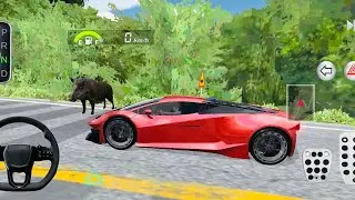 Wild Animal Stops My Supercar&ndash;What Happens Next? 3D Driving Class Gameplay 2025🚘||#Gameplay #CarGame