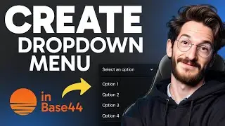 How to CREATE A DROPDOWN MENU in Base44 (Step by Step)