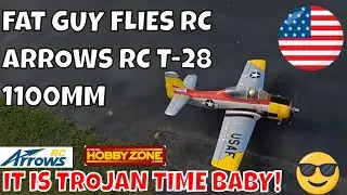 ARROWS RC T-28 1100MM IT IS TROJAN TIME BABY! by Fat Guy Flies RC