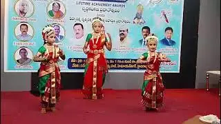 Dance performance at AKASH INTERNATIONAL 25th Anniversary Celebration, Sarega Studio, Hyd