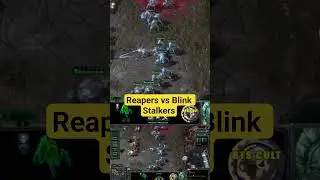 Reapers vs Blink Stalkers #gaming #games #gameplay #starcraft2 #rts #terran #protoss #rtsgameplay