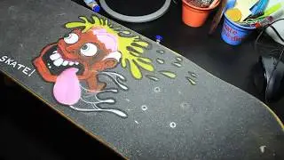 Como personalizar a lixa do skate? F&aacute;cil e R&aacute;pido! #1