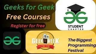 Geeks for Geek Free Course || Geeks for Geek || Geeks week || DSA || #geeksforgeeks #development