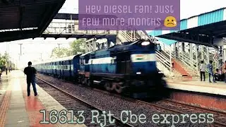 ERODE WDM3A  - RAJKOT COIMBATORE EXP.