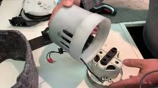 Changement du moteur sur l'aspirateur Lux Intelligence AP11 AP12