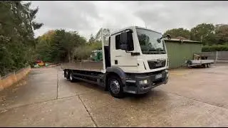 man tgm scaffold truck dk20 yxe video