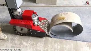R&uuml;ckbau von Linoleum mit dem ROLL-STRIPPER RO-2
