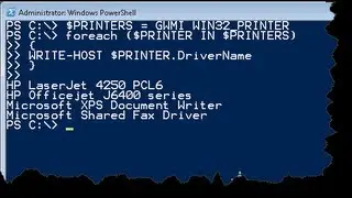 Citrix: Using PowerShell to list Client Printers