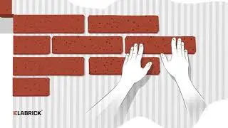 How to apply Elabrick Brick slips - English
