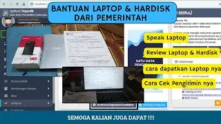BANTUAN LAPTOP DAN HARDISK DARI PEMERINTAH | SPEAK NYA MANTAP NIH