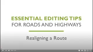 Essential Editing Tips for Esri Roads and Highways - Realigning a Route