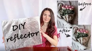 DIY PHOTO REFLECTOR | cheap and easy