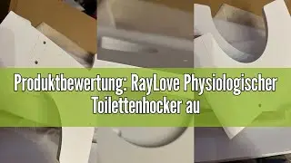 Produktbewertung: RayLove Physiologischer Toilettenhocker aus Bambus &ndash; WC-Trittbrett aus Holz &ndash; 35 G