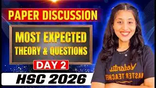 Maha Revision Day 2 | Most Expected Theory & Questions (Part 2) | HSC Chemistry 2026