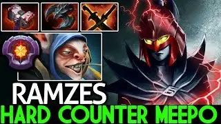 Ramzes [Phantom Assassin] Hard Counter Destroy Meepo Master No Mercy WTF Gameplay 7.21 Dota 2