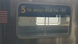 Wakefield Bound R142 (5) Train Via The (2) Line Ride From East 180th Street To Bronx Park East
