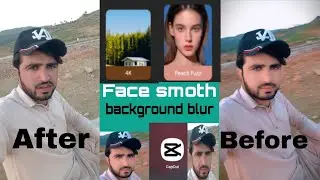 capcut face smoth and background blur video editing #picsart #picasrt #picjumbo #photoshopedit
