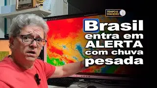 Chuva vai EXPLODIR no Brasil e o risco aumenta: veja onde a situação pode sair do controle