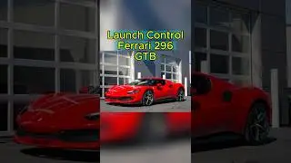Launch Control Ferrari 296 GTB  #launchcontrol #acceleration #ferrari #296gtb #296