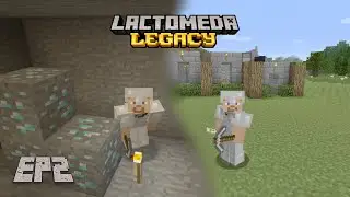 LACTOMEDA LEGACY EP2 HACIENDO LA CASA Y DIAMANTES!! | MINECRAFT