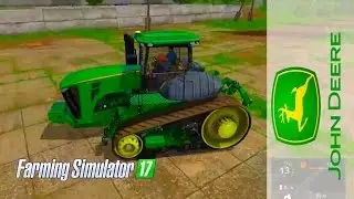 Farming Simulator 2017. мод гусеничный трактор JOHN DEERE 9RT.
