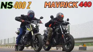 Pulsar NS400Z vs Hero Mavrick 440 Drag Race 🔥🔥 | Unexpected Result |