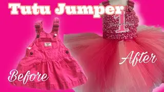 HOW TO MAKE A TUTU DRESS || DIY TUTU JUMPER