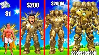 FRANKLIN PURCHASING POOR GOLD & BLUE IRONMAN TO ALL FATHER DIAMOND BLACK & RED IRONMAN IN GTA 5!
