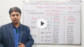 SGSITS College Indore || B.Tech - CSE Branch Cutoff Analysis for Upcoming MPDTE Counselling -2025