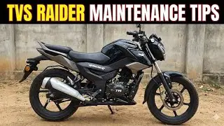 TVS Raider Bike Chain Maintenance 