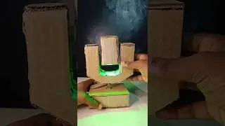 Cardboard Dj Moving Light #cardboard #diy #dj #light #gadgets #shorts #shortvideo