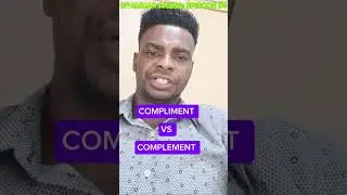 'COMPLIMENT' vs 'COMPLEMENT' 