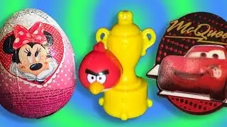 Disney Surprise, Kinder Surprise Egg, Angry Bird Surprise, Play-Doh &ndash; Unboxing ToysFunSurprises