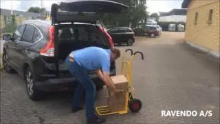 RAVENDO Easy Tip Steel Sack Truck with Pneumatic or Puncture Proof tyres 250kg