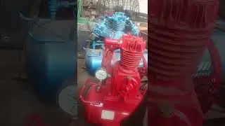 Japani air compressor machine hanshin 5 HP janiyan condition 