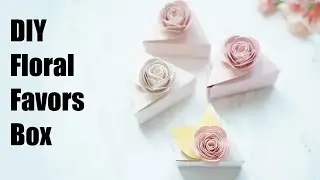 Floral favors box tutorial