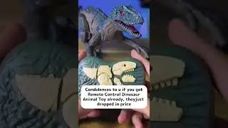This remote controlled T-Rex is such a unique and fun toy! #dinosaur #dinosaurtoy #toys #kidstoys