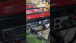 5kW Gasoline Generator Test Run | Compact Backup Power for Home Use