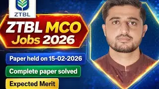 ZTBL OG III Paper held on 15 -02-2026|Complete paper solved|Expected Merit 