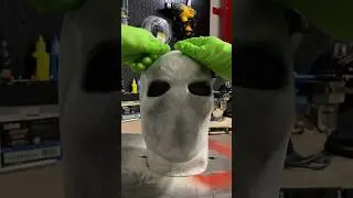 I repainted a Mask like The Puppet! 💀🎨 #diy #painting #halloween #art #fnaf #mask
