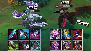 REWORK SWAIN vs AATROX FULL BUILD FIGHTS & Best Pentakills!