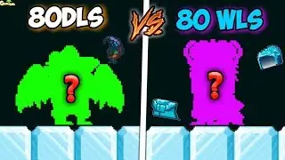 80 Dls Set Vs 80 Wls Set Challenge ( New Items ) | GrowTopia