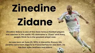 French Football Icon: Zinedine Zidane | Learn English Through Story || B2 Lv. #english
