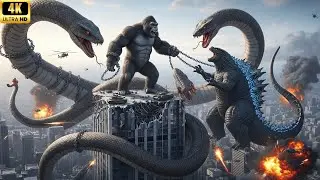 King Kong And Godzilla vs Titanoboa: Epic Battle In New York City