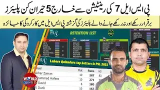 5 Shocking un-retained players in PSL 2022 | All retain & un-retain players performance in last PSL